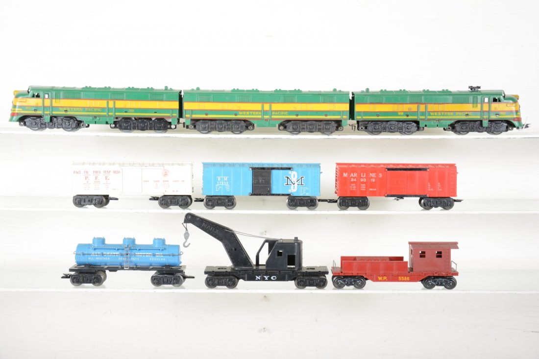 Marx 901 WP E7 ABA Diesel Freight Set (1 of 4)