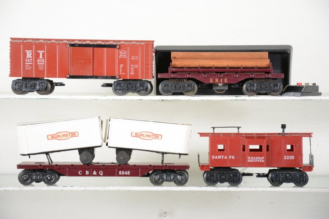 4 Marx Deluxe Freight Cars (1 of 4)