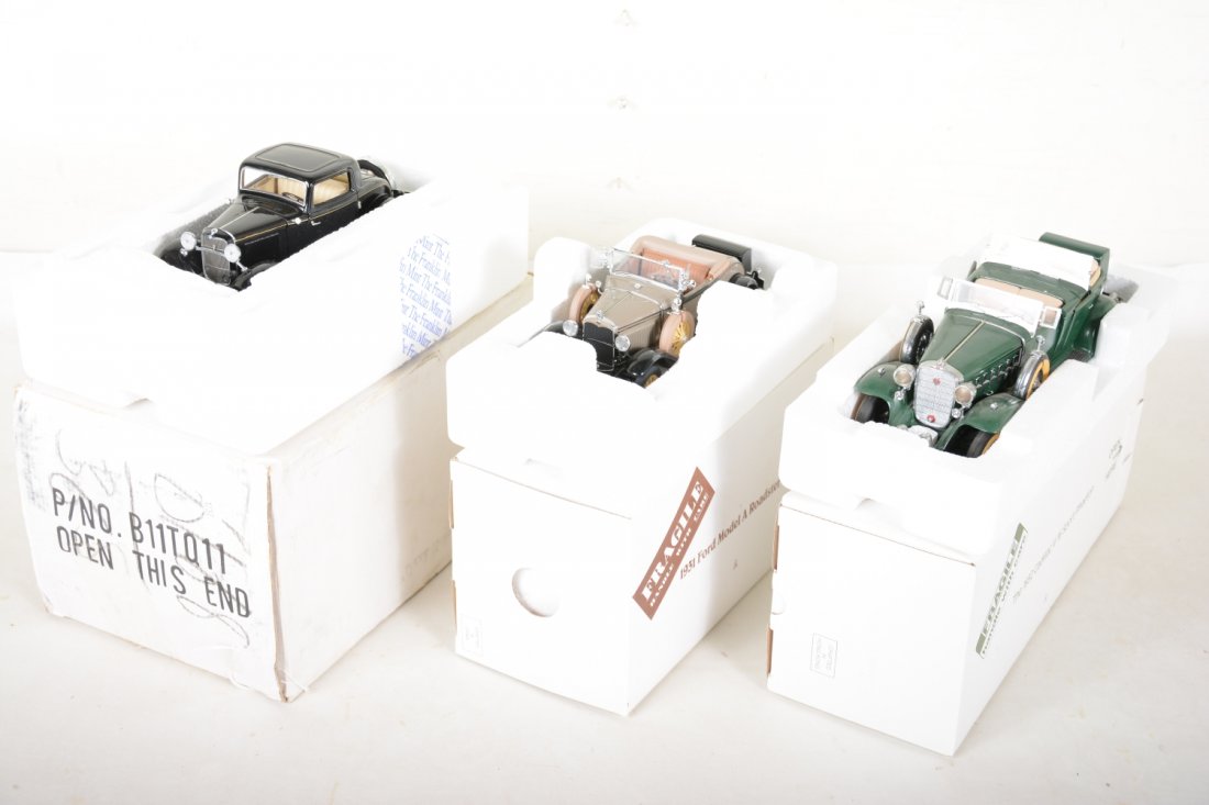 3 Danbury & Franklin Mint 1/24 Scale 1920s Vehicles (1 of 2)
