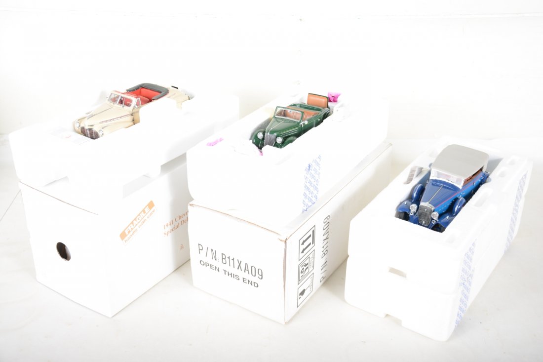 3 Danbury & Franklin Mint 1/24 Scale 1920s Vehicles (1 of 2)