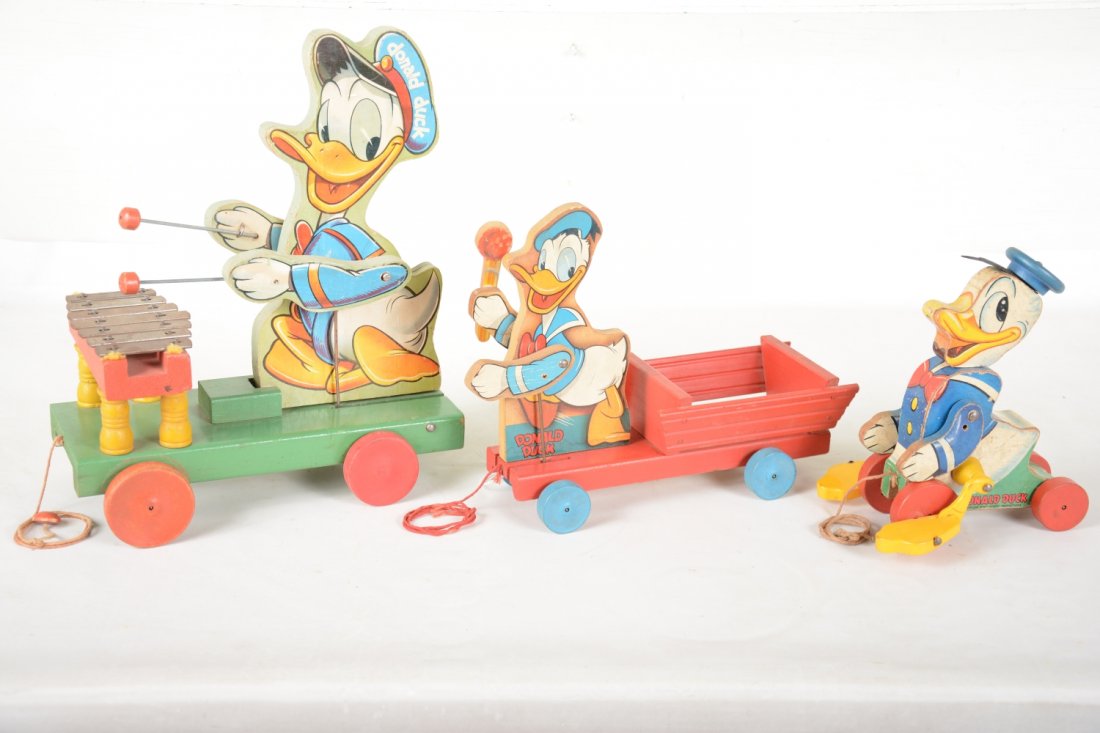 3 Fischer Price Donald Duck Toys (1 of 2)