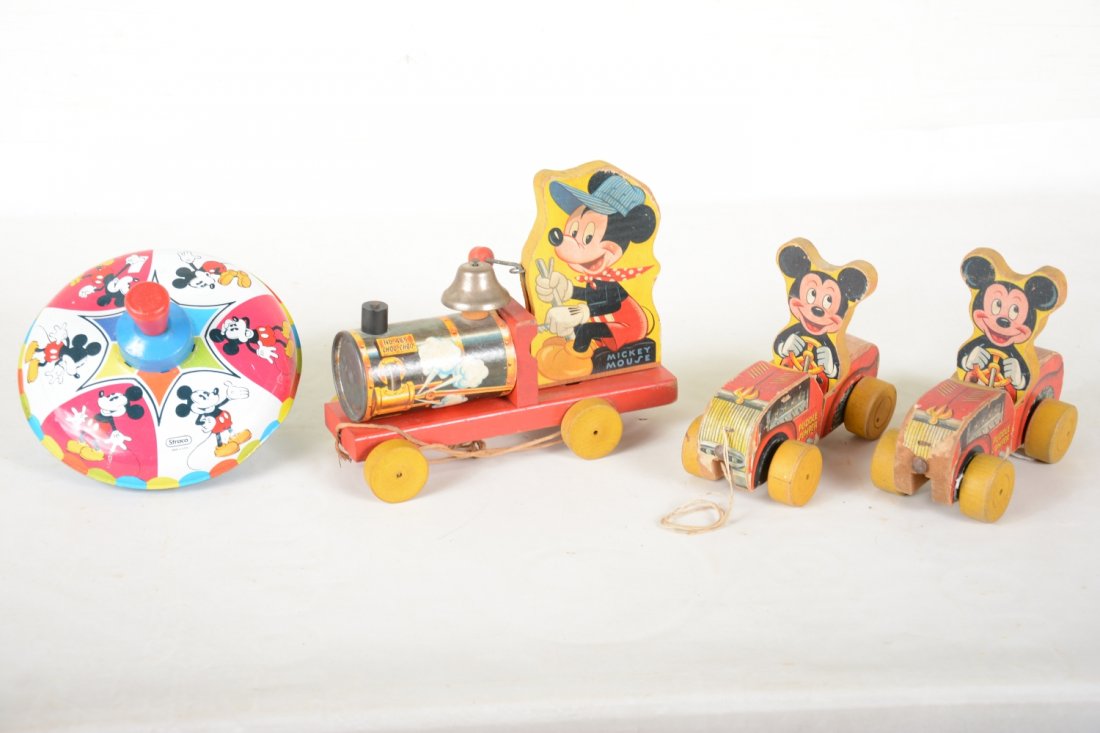 4 Vintage Mickey Mouse Toys (1 of 2)