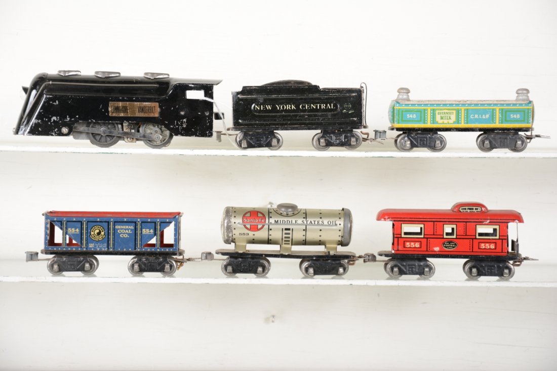 Marx Prewar Steam Freight Set (1 of 4)