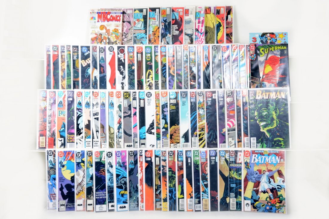 80+ Batman Comics, Plus Death of Superman Issue (1 of 3)