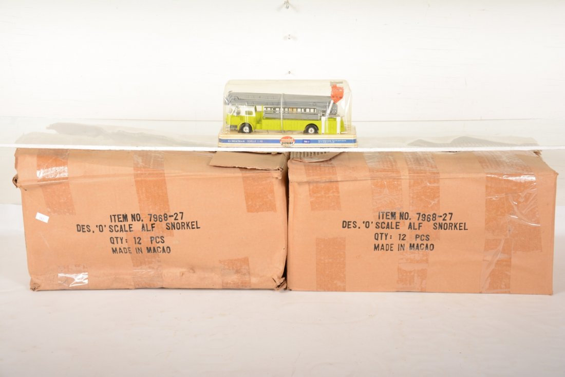2 Cases Model Power Snorkel Fire Trucks (1 of 5)