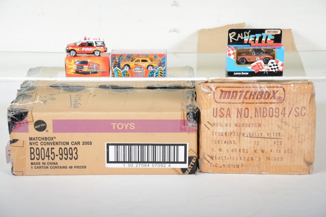 2 Cases Dealer Lot Matchbox Vehicles (1 of 3)