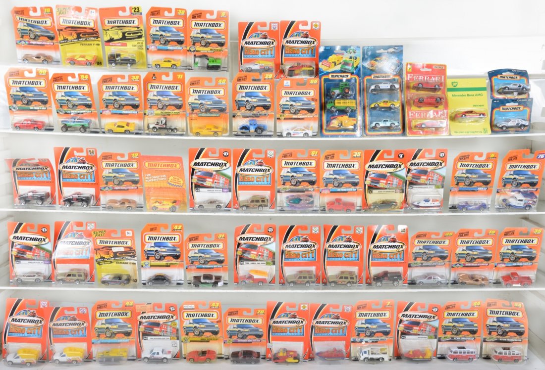 90+ Matchbox Vehicles on Cards (1 of 2)