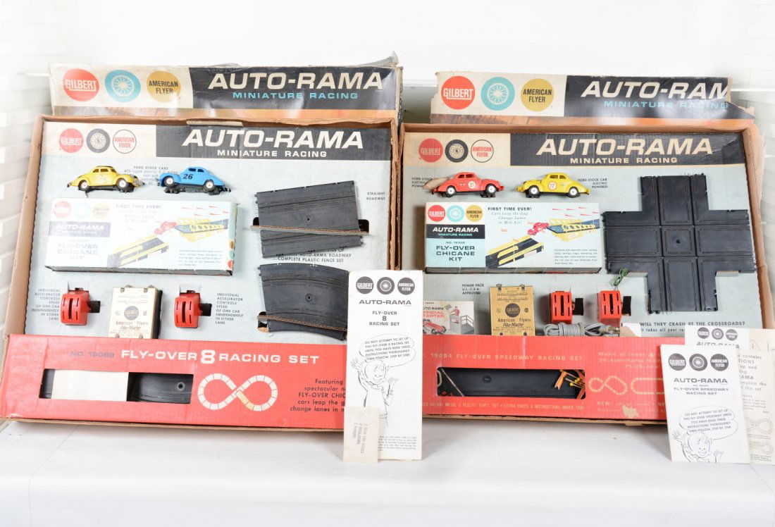 2 Boxed American Flyer Fly-Over 8 Race Sets (1 of 6)