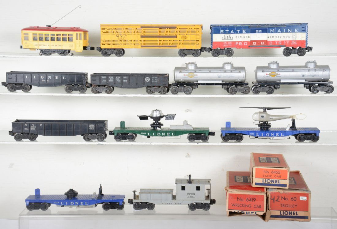 Lionel Freight Car & Trolley, Some Boxes (1 of 4)