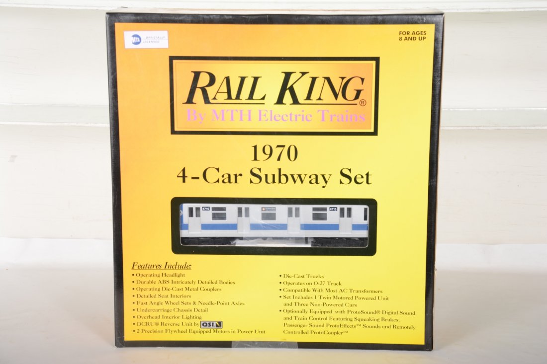 MTH RailKing 30-2122-1 1970 Subway Set (1 of 2)