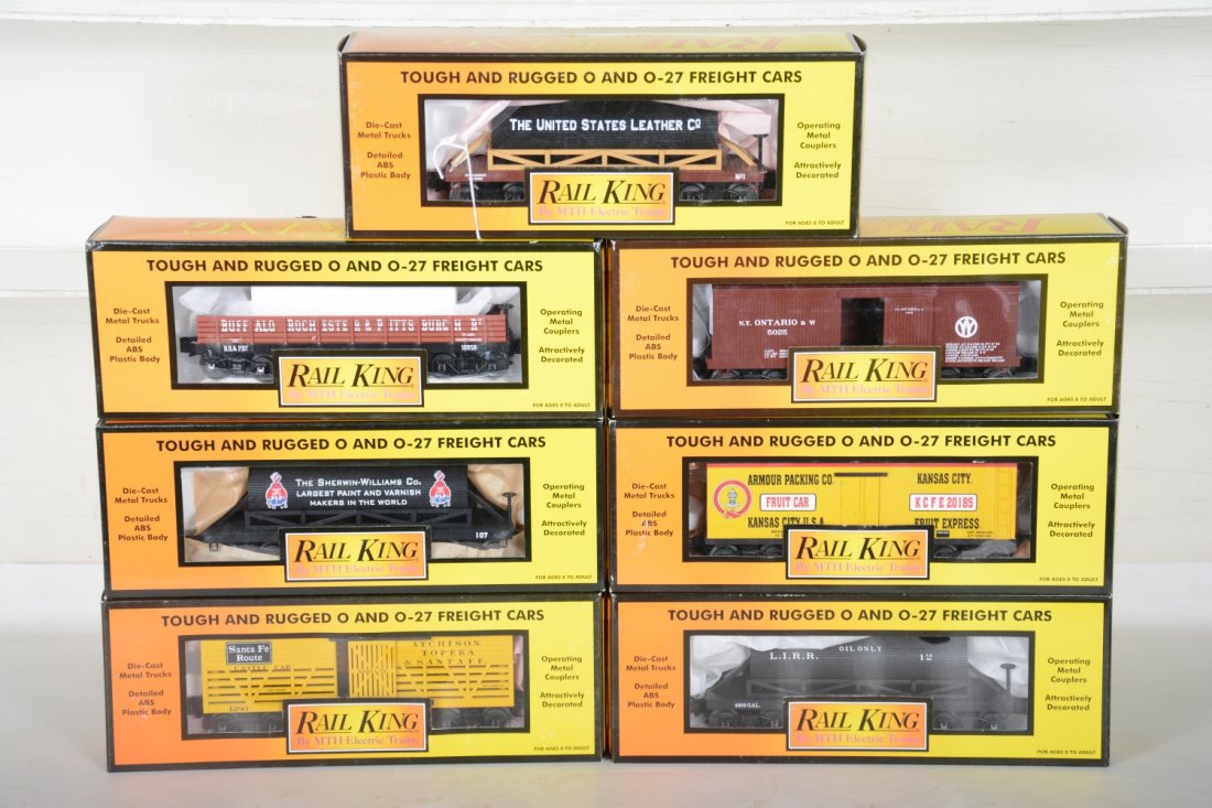 MTH RailKing 19th Century Freight Cars (1 of 2)