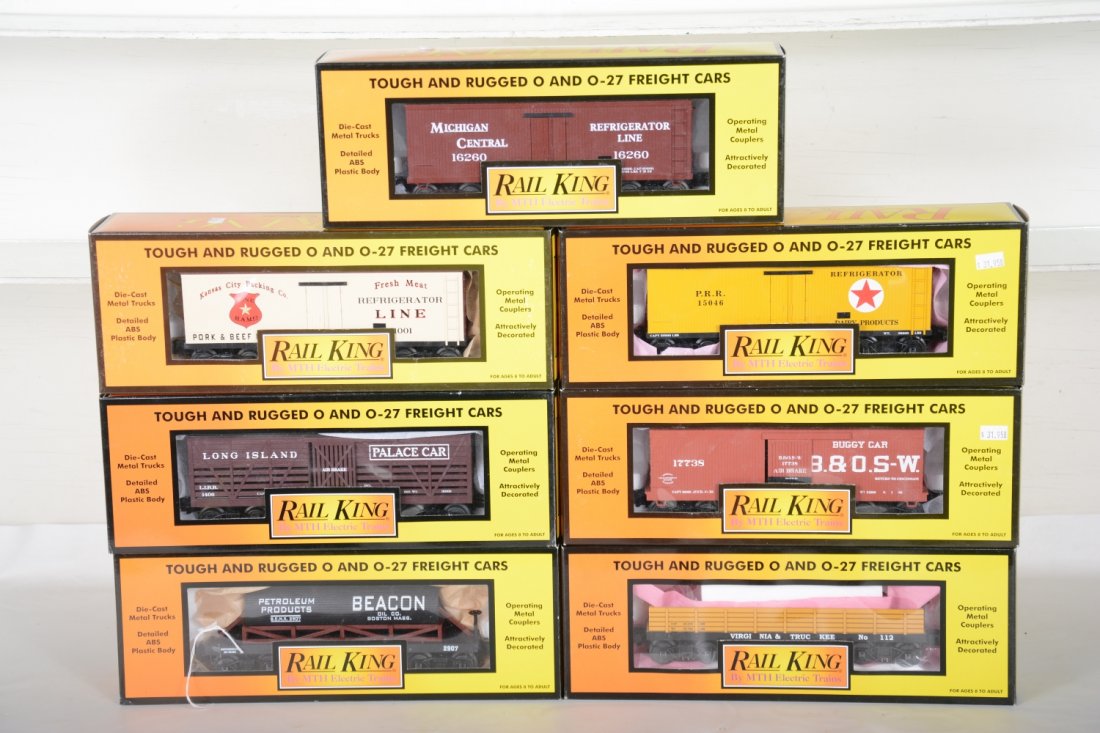 MTH RailKing 19th Century Freight Cars (1 of 2)