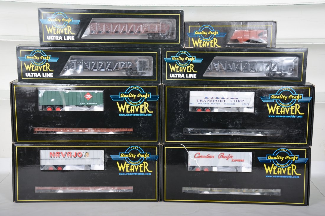 8 Weaver Freight Cars (1 of 2)