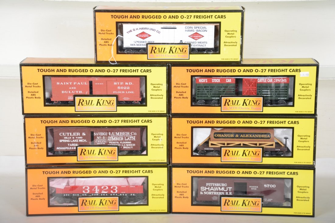 MTH RailKing 19th Century Freight Cars (1 of 2)