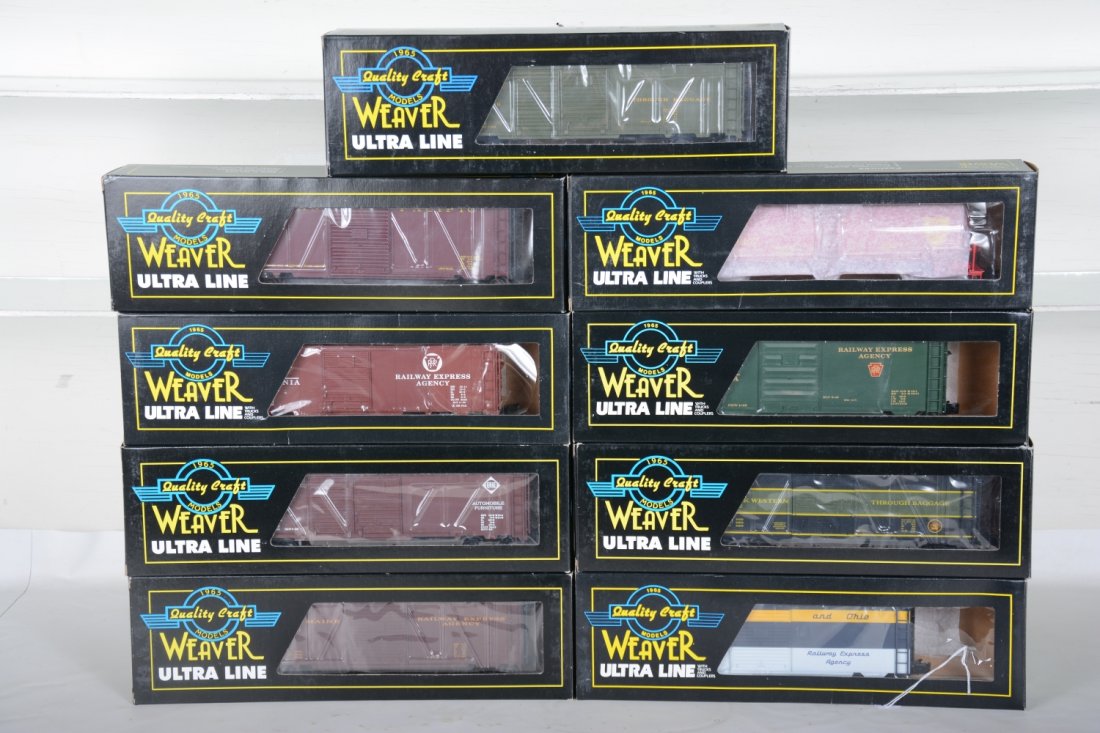 9 Weaver Freight Cars (1 of 2)
