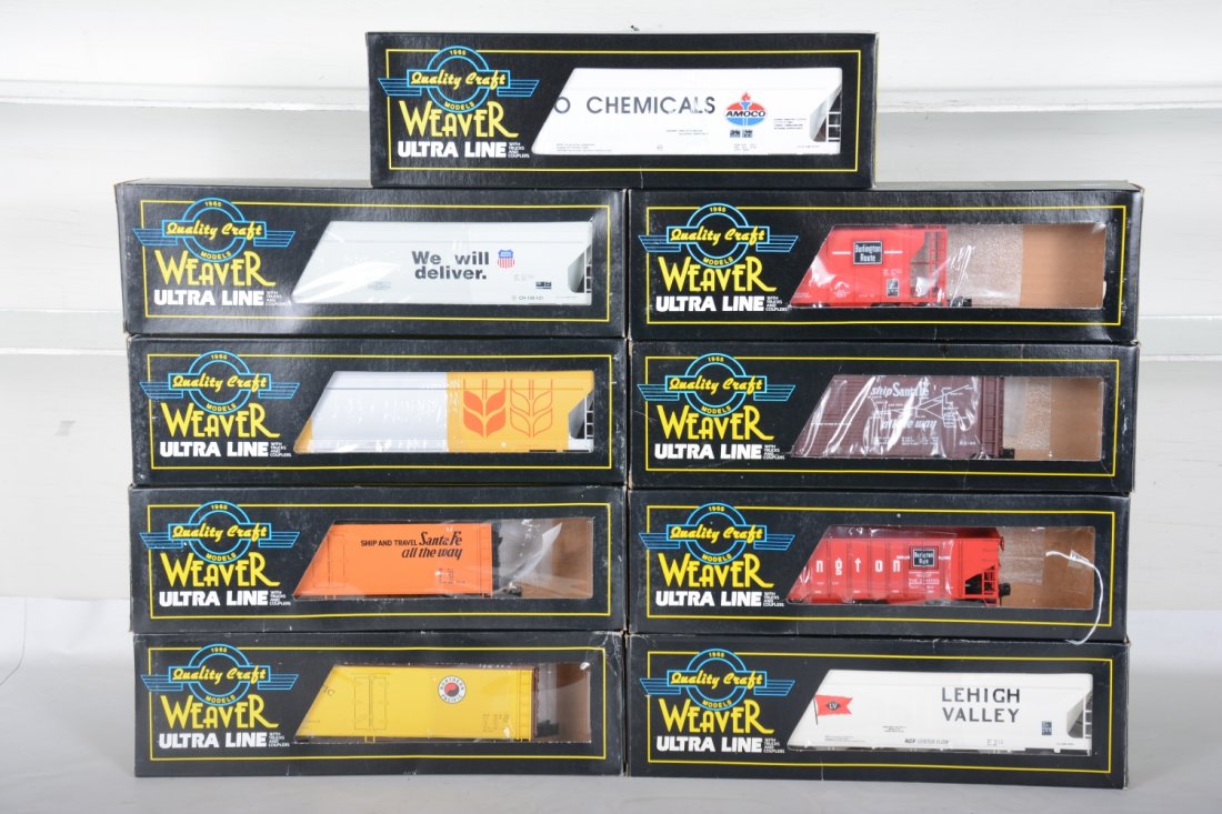 9 Weaver Freight Cars (1 of 2)