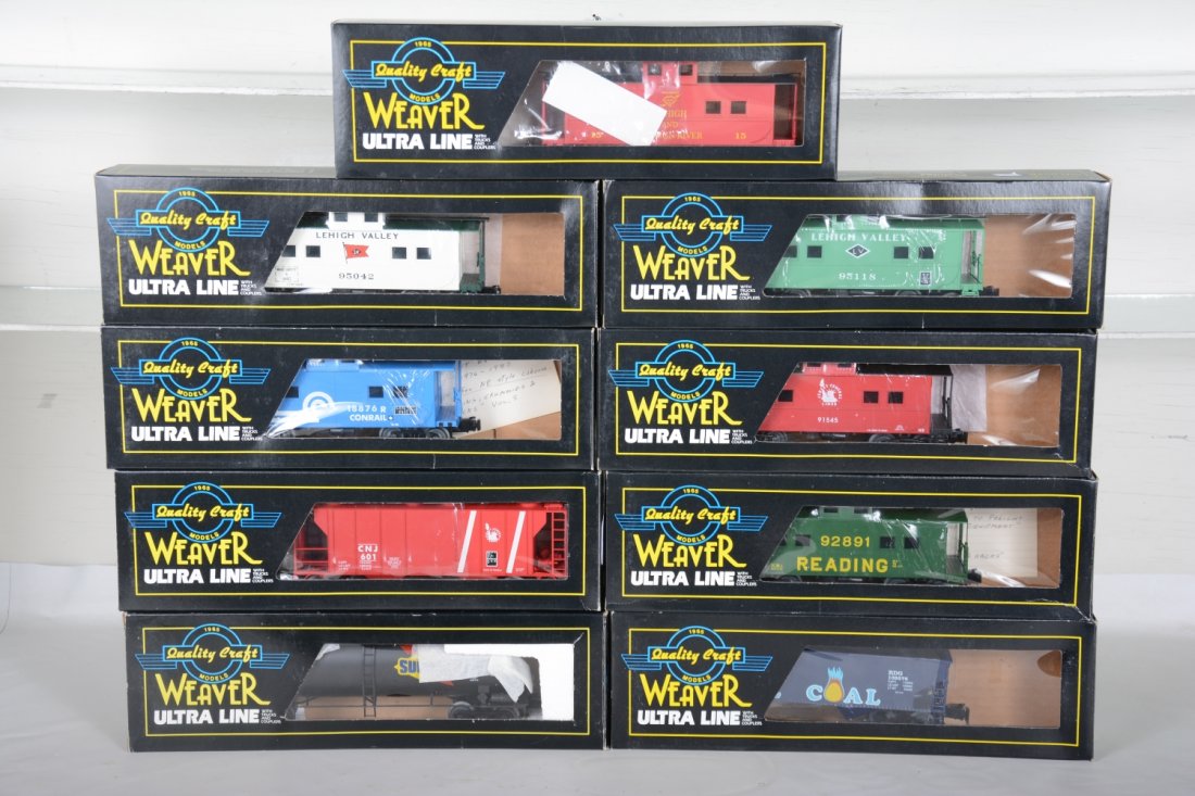 9 Weaver Freight Cars (1 of 2)