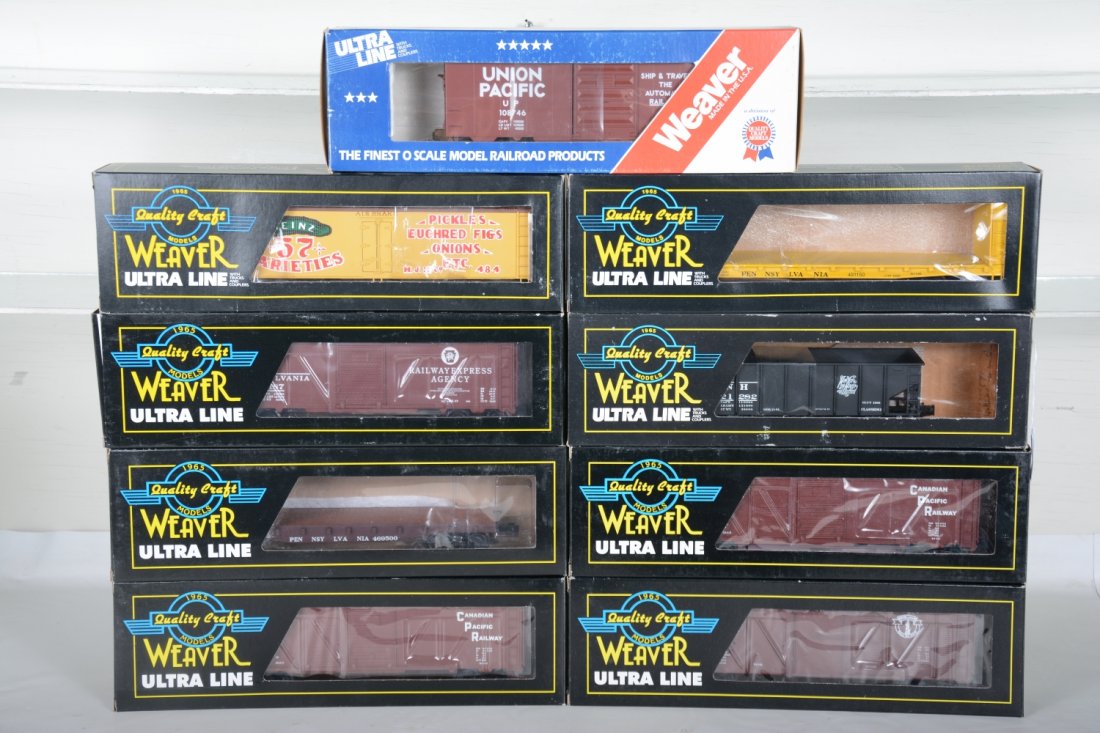 9 Weaver Freight Cars (1 of 2)