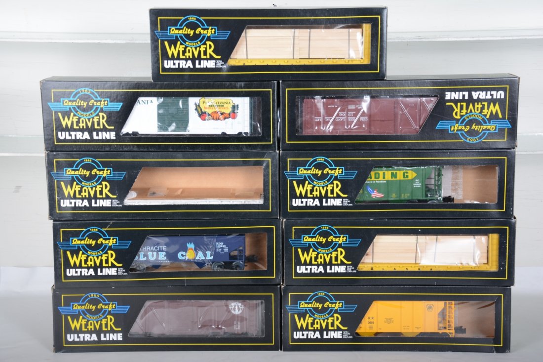 9 Weaver Freight Cars (1 of 2)