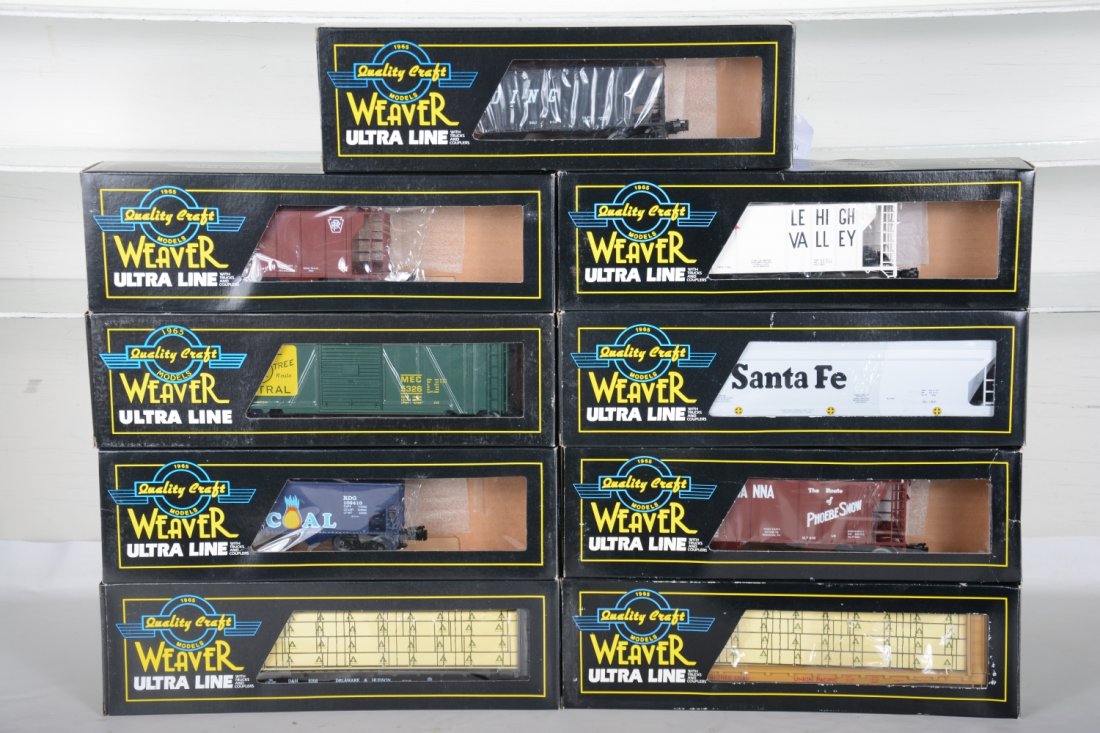 9 Weaver Freight Cars (1 of 2)