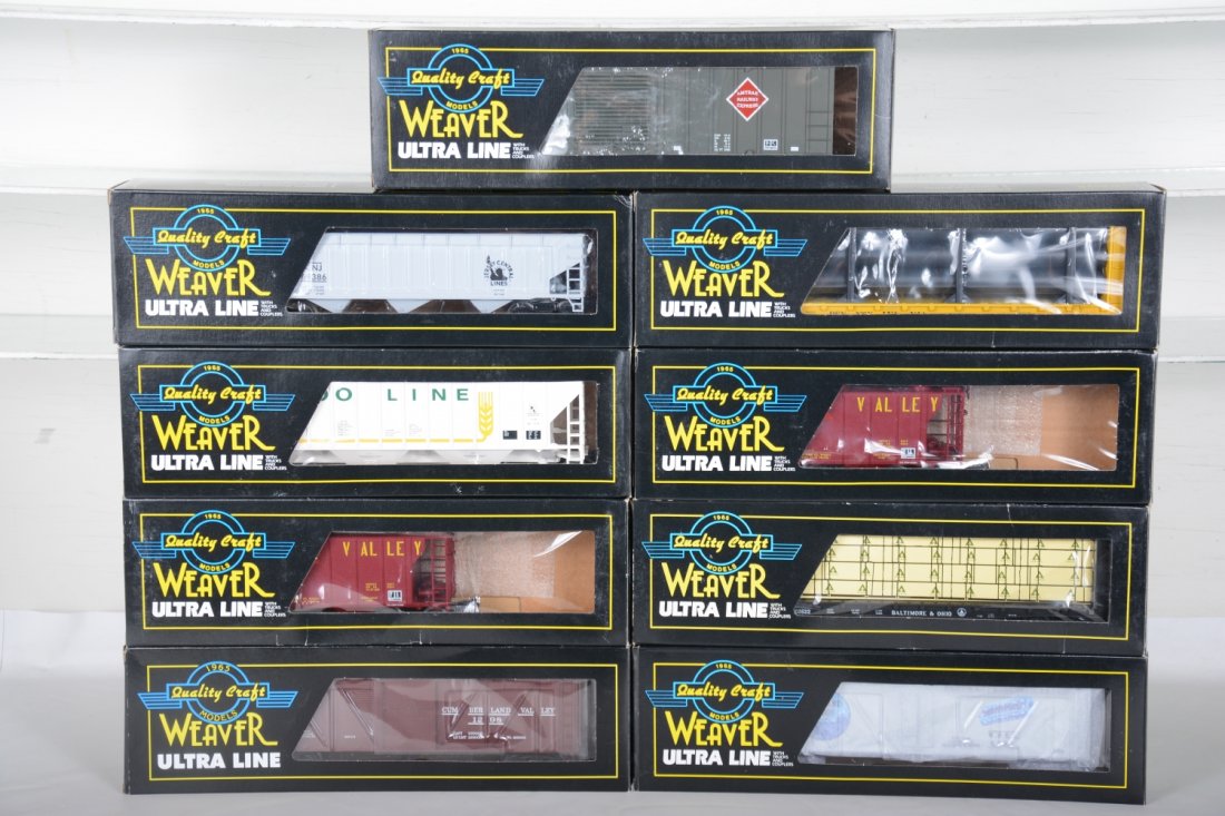 9 Weaver Freight Cars (1 of 2)