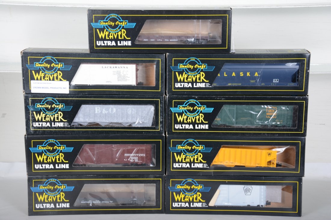 9 Weaver Freight Cars (1 of 2)