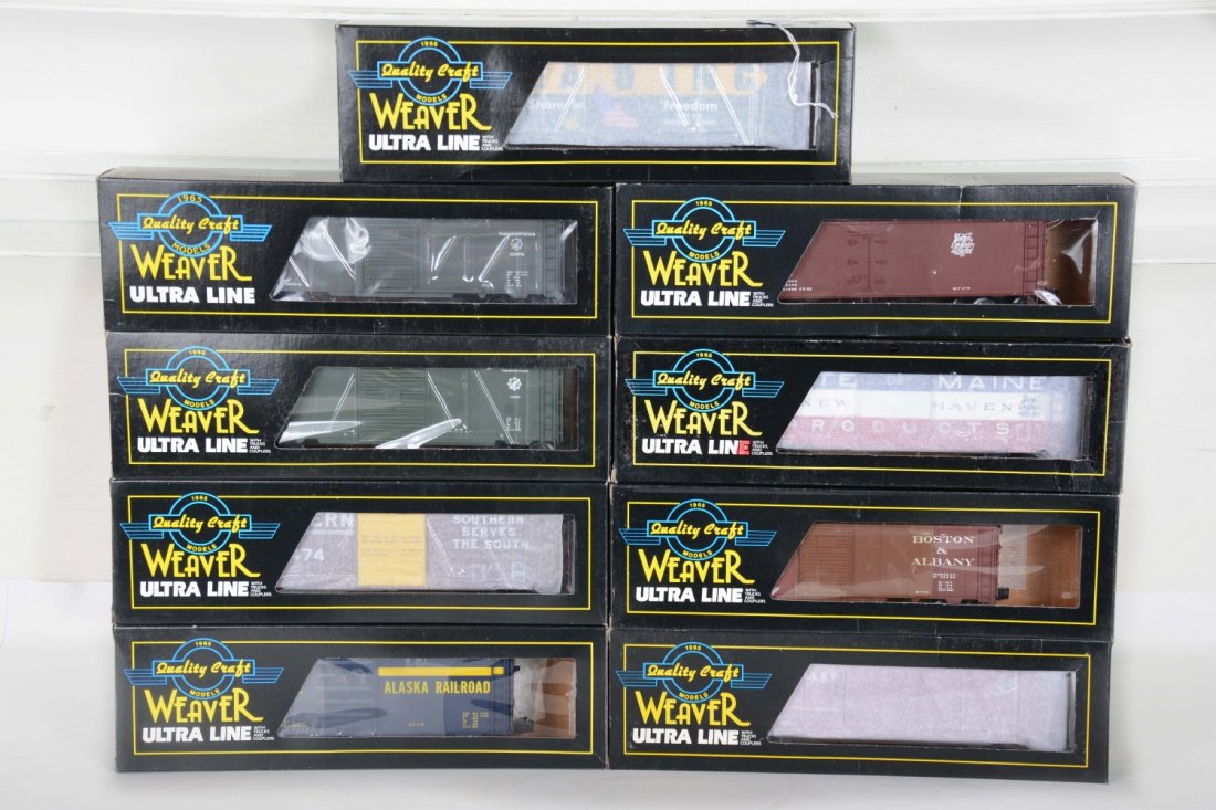9 Weaver Freight Cars (1 of 2)