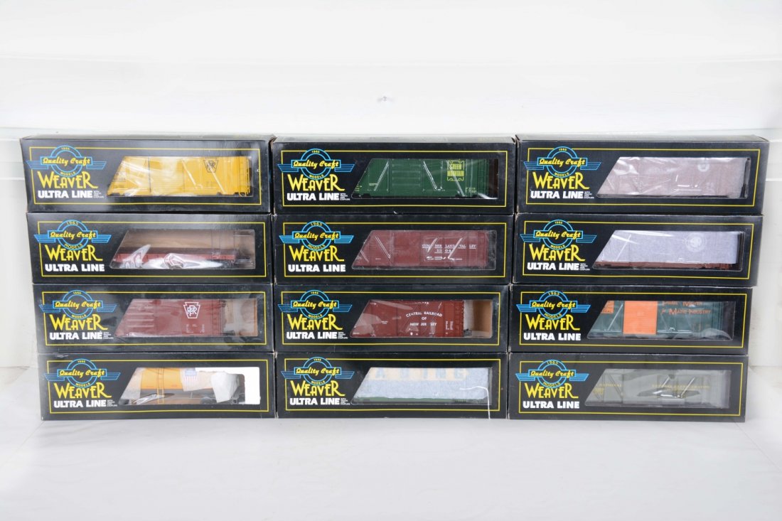 12 Weaver Freight Cars (1 of 2)