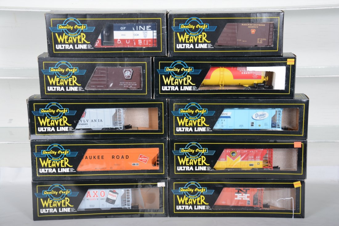 10 Weaver Freight Cars (1 of 2)