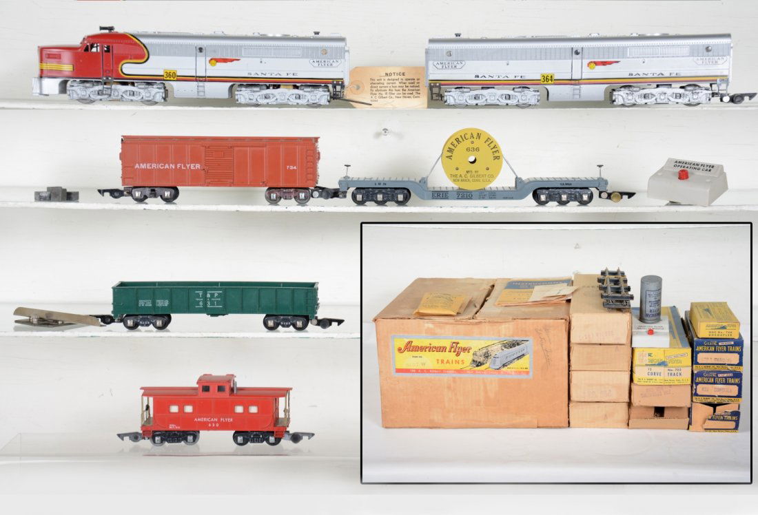 Super Boxed American Flyer Set 5107W (1 of 7)