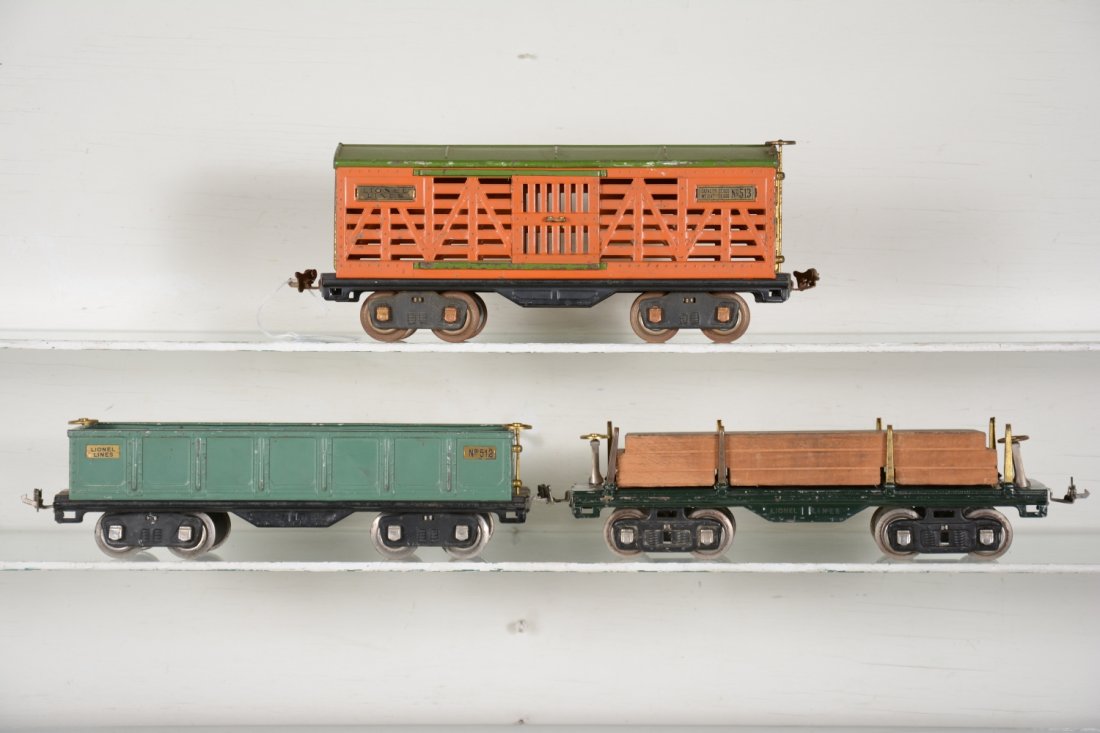 Lionel 511, 512 & 513 Freight Cars (1 of 4)