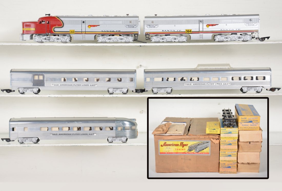 Super Boxed American Flyer Passenger Set 5108W (1 of 7)