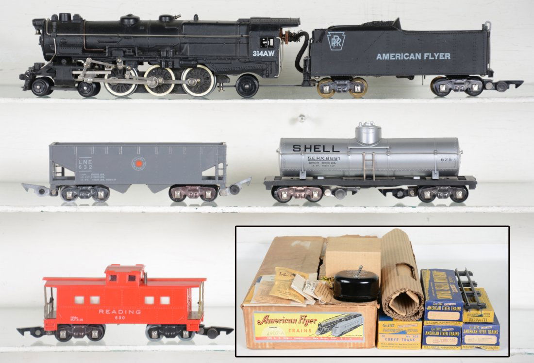 Super Boxed American Flyer 314AW Set 4907AW (1 of 7)