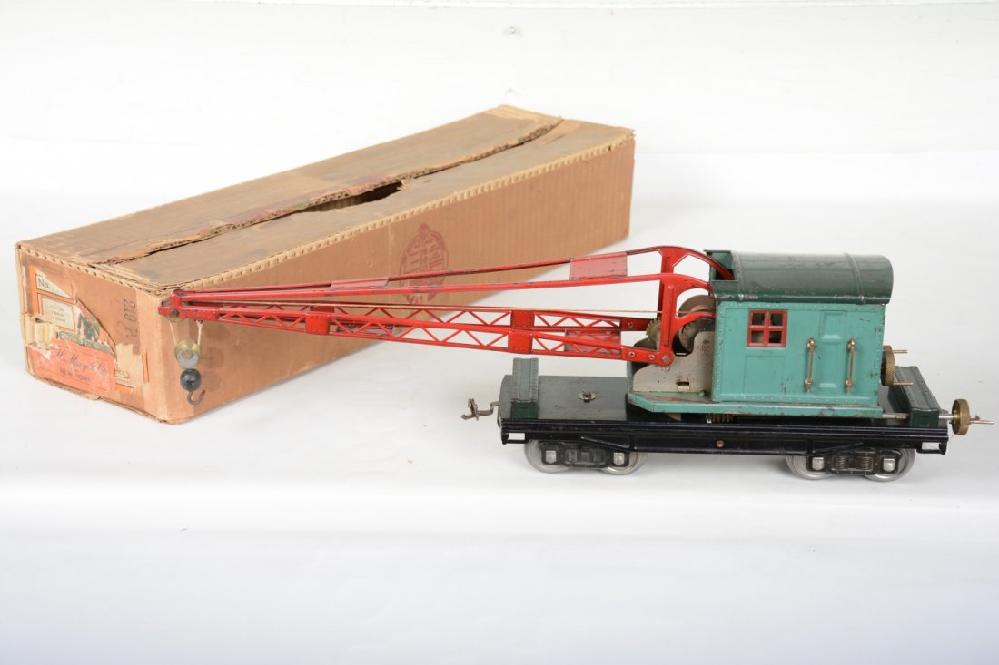 Rare Boxed Lionel Reverse Cab 219 Crane, Macy Box (1 of 4)