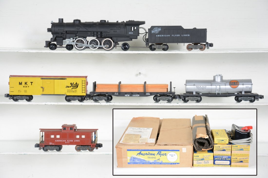 Clean Boxed American Flyer 283 Set 5620T (1 of 7)