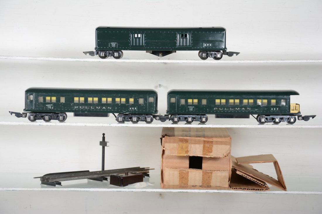 Clean American Flyer 3/16 O Passenger Cars (1 of 4)