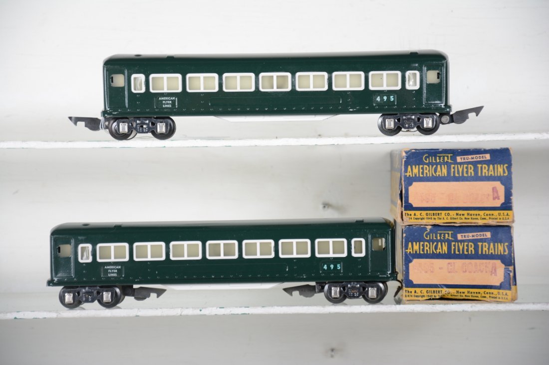 NMint Nice American Flyer 3/16 O Pullmans (1 of 5)