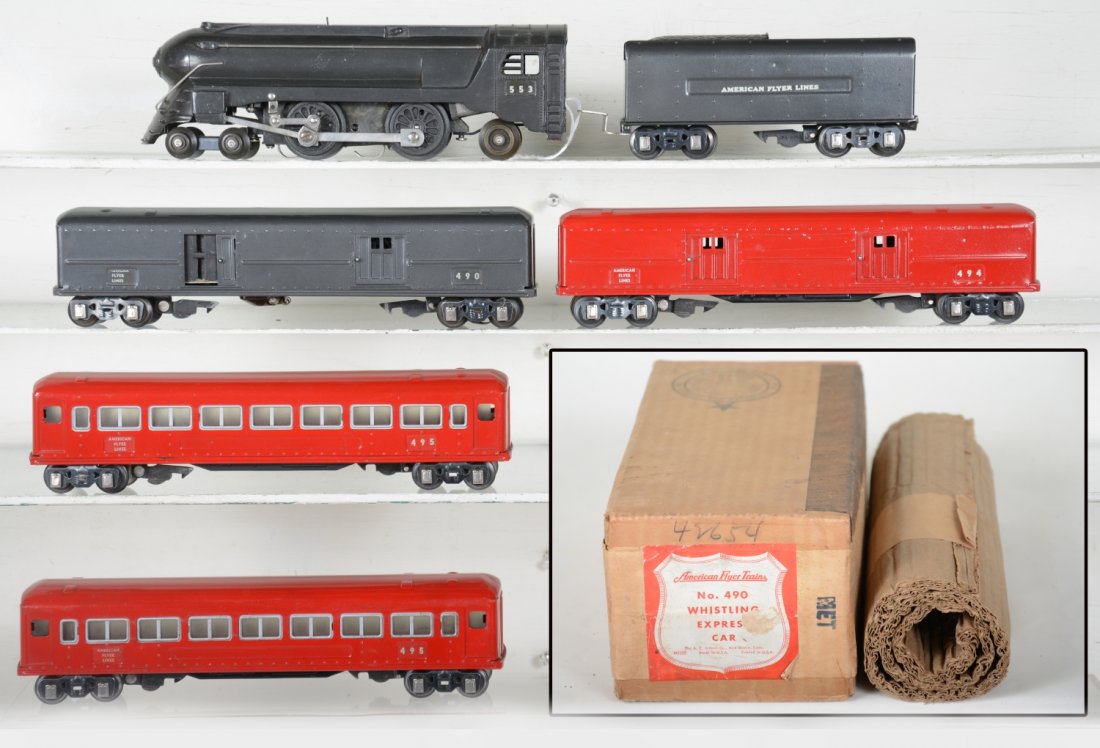 Nice  American Flyer 3/16 O Ga 553 Passenger Set (1 of 6)