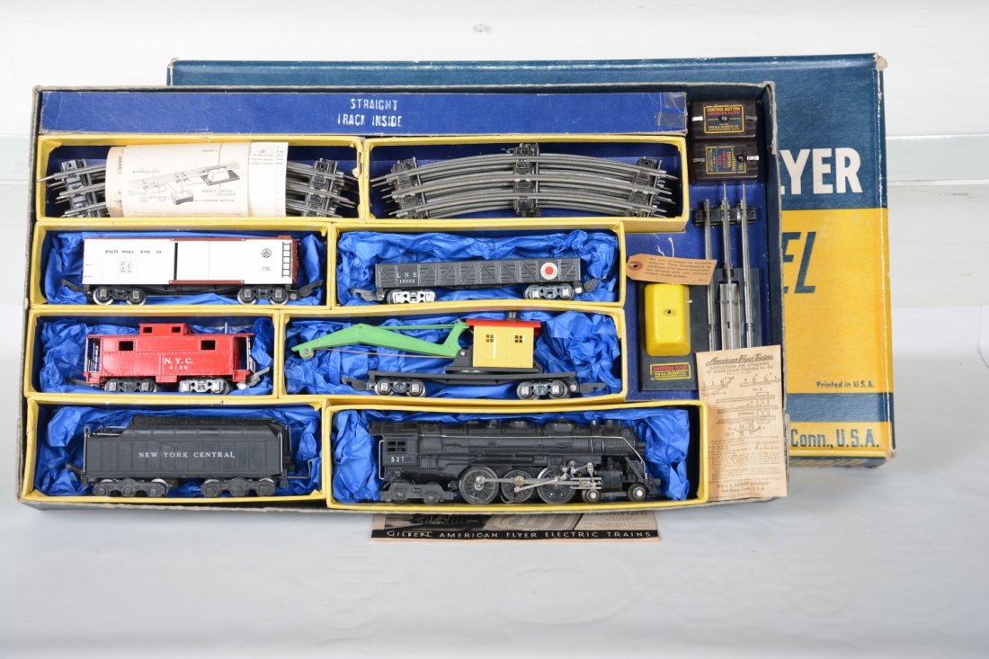 LN Boxed Nice American Flyer 3/16 O Set 4021 (1 of 9)