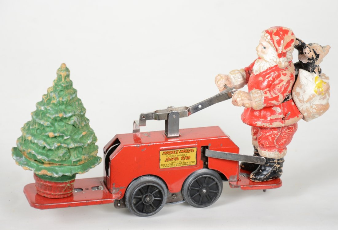 Lionel 1105 Santa with Mickey Mouse Handcar (1 of 4)