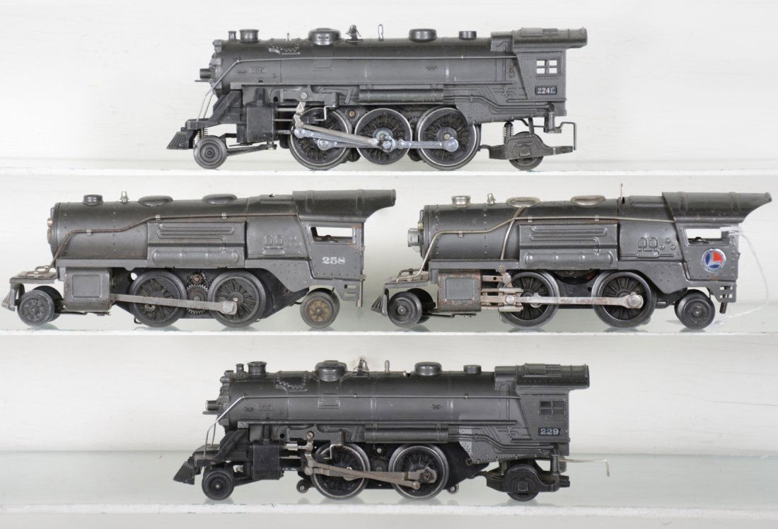 4 Lionel Gunmetal Locomotives (1 of 4)