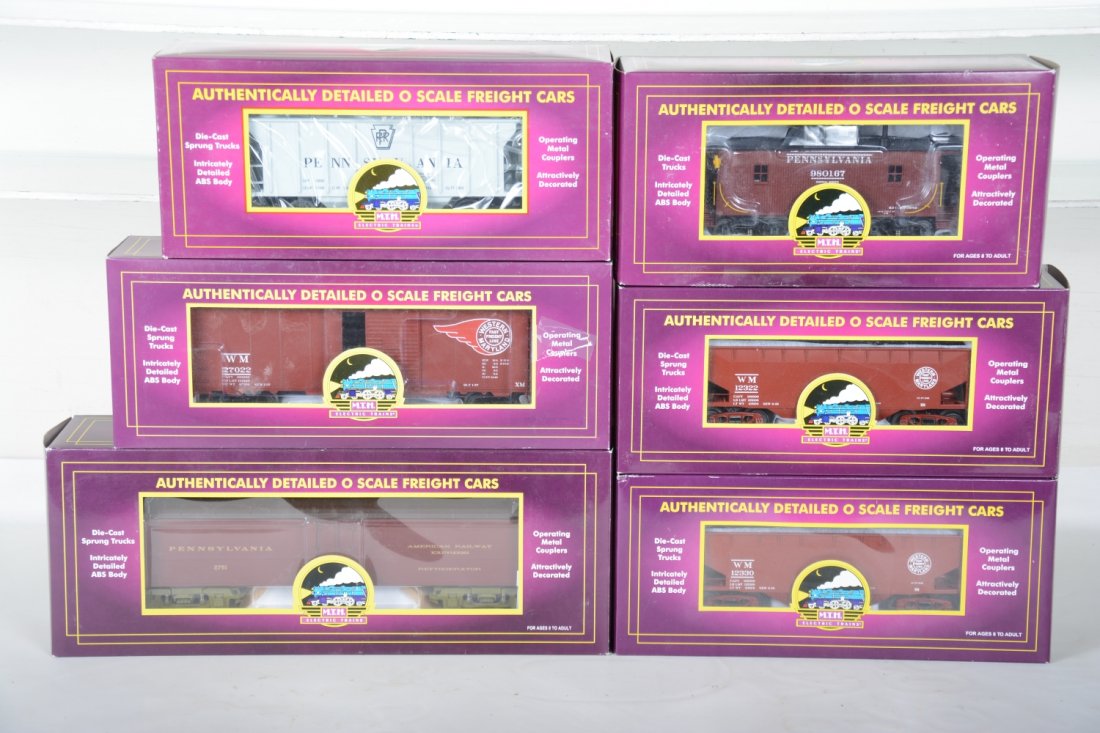 6 MTH Premier Freight Cars (1 of 2)