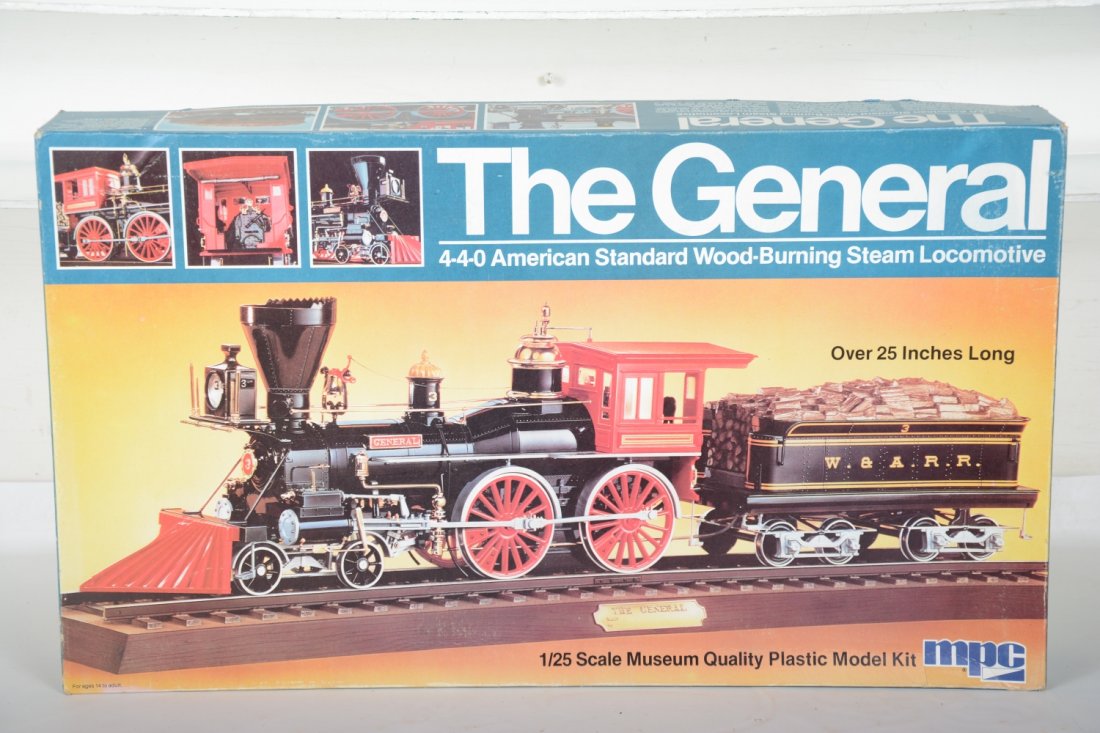 MPC 1/25 The General Locomotive Model Kit (1 of 3)