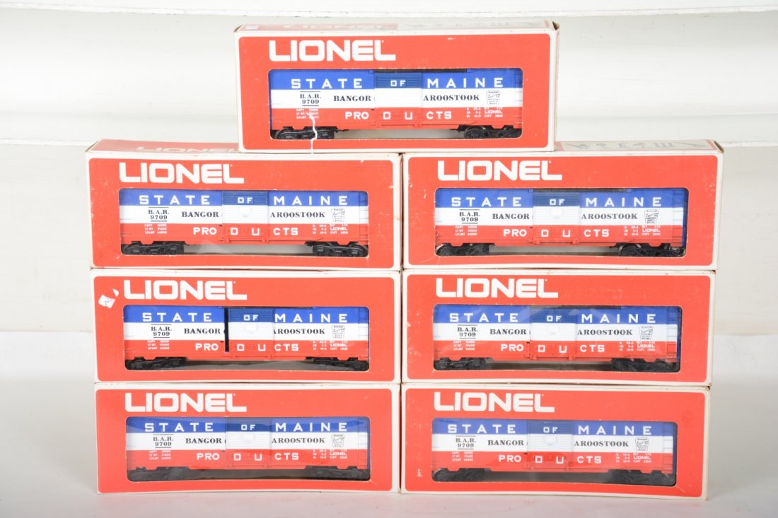 7 Lionel MPC 9709 SOM Boxcars (1 of 2)