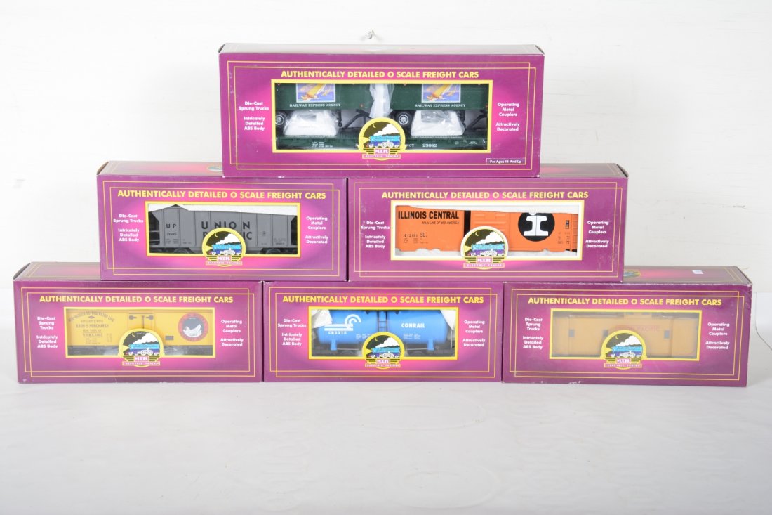 6 MTH Premier Freight Cars (1 of 2)