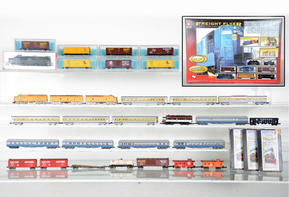Large Group N gauge Trains (1 of 6)