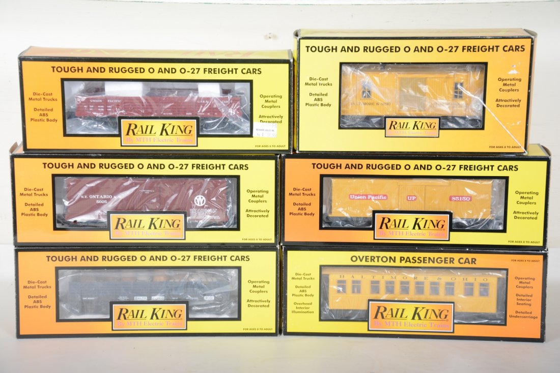 MTH RailKing Freight Car Lot (1 of 2)