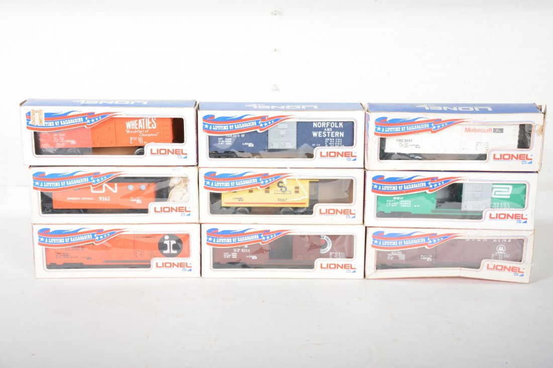 9 Early Lionel MPC Freight Cars (1 of 2)