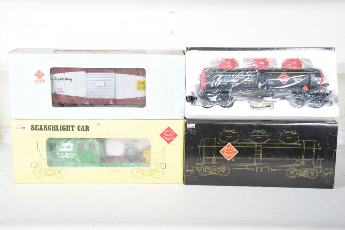 4 Aristo-Craft Freight Cars (1 of 2)