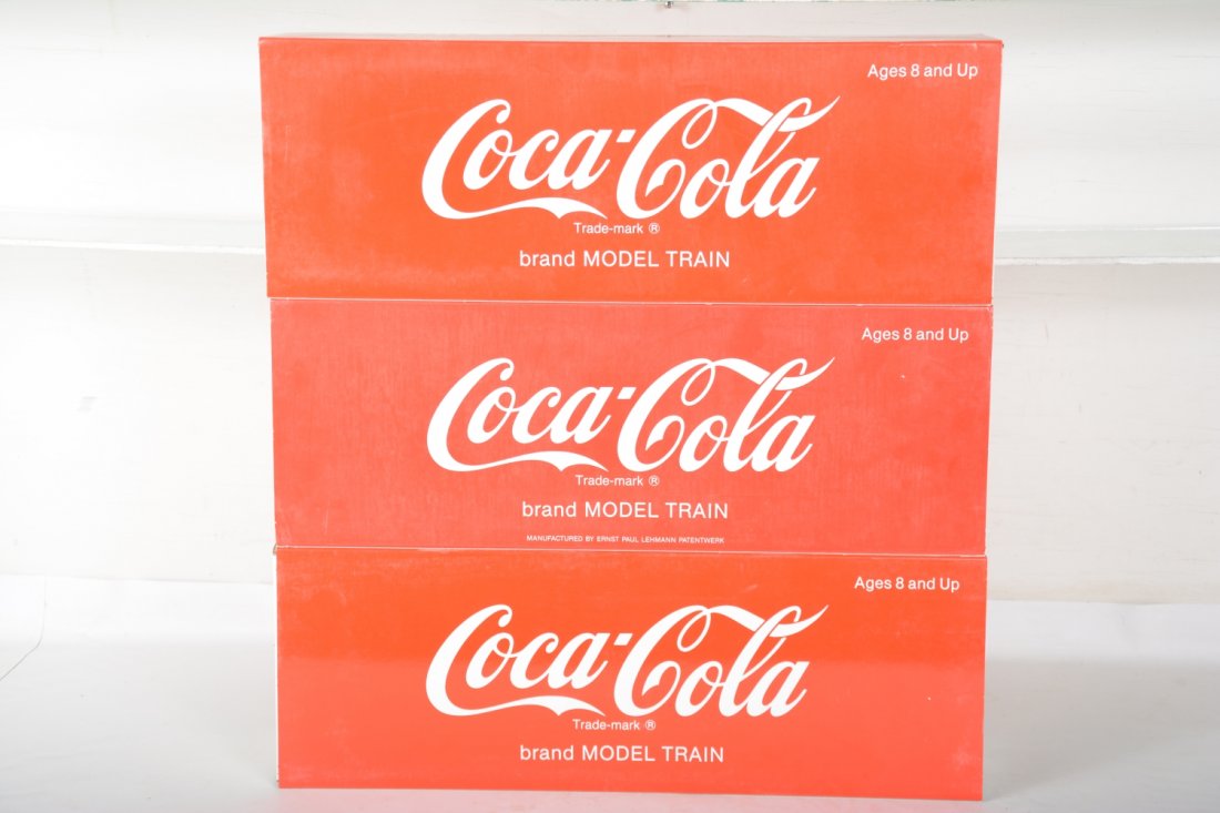 3 LGB Coca-Cola Boxcars (1 of 2)